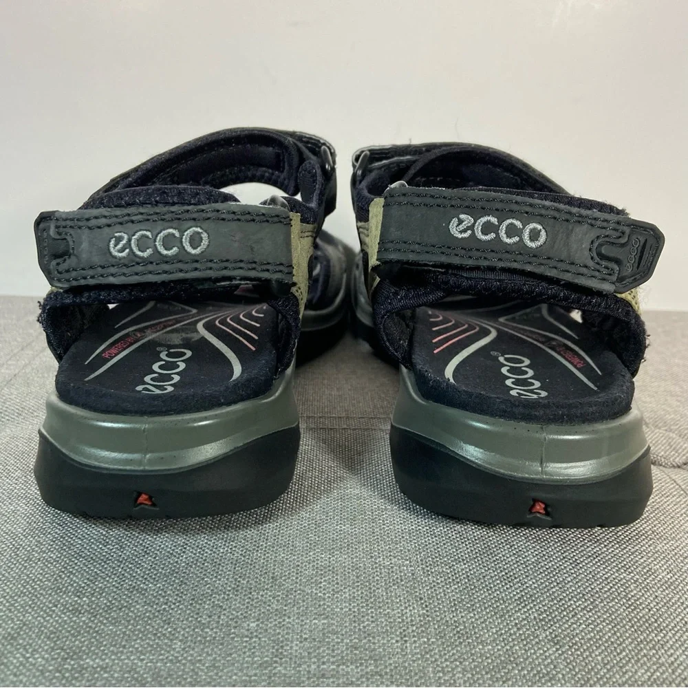Ecco Leather & Textile Velcro Adjustable Sandals- men’s 40